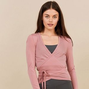 Dusty Rose Girlfriend Collective Margot Wrap